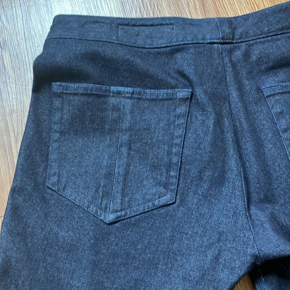 RAG & BONE Dark Wash Skinny Jeans Seamed Equestrian Raw Seam Stretch Denim 28 - Picture 3 of 7